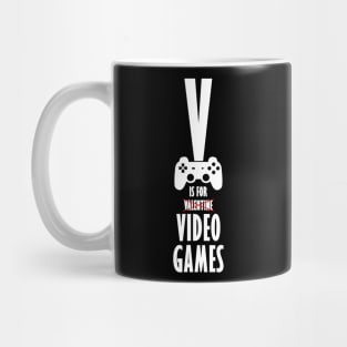 v is for video games Mug